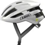 ABUS Powerdome MIPS Road, Gravel Helm shiny white
