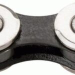 KMC X12 Kette Silber/Schwarz 126 Glieder – 12-fach, MissingLink (BX12NB126)