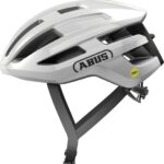 ABUS Powerdome MIPS Road, Gravel Helm shiny white