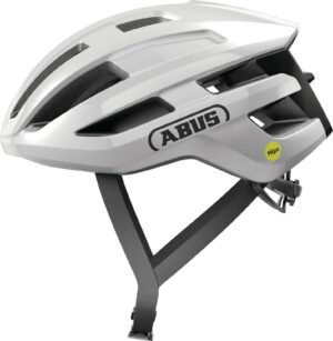 ABUS Powerdome MIPS Road, Gravel Helm shiny white