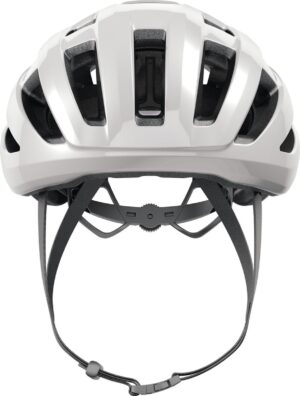 ABUS Powerdome MIPS Road, Gravel Helm shiny white – Bild 2