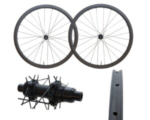 BENCH Composites Carbon Laufrad Set X35 Cyclocross Tubular 35mm Disc – Bild 2