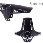ENLEE MudGuard Fender Spritzschutz Gabel full black stripe