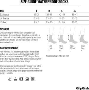 GripGrab Merino-Lined Wasserdichte Winter Socken – Bild 6