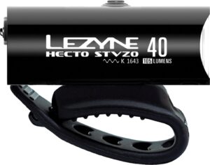 LEZYNE Hecto Drive 40 StVZO Fahrradlicht schwarz – Bild 2