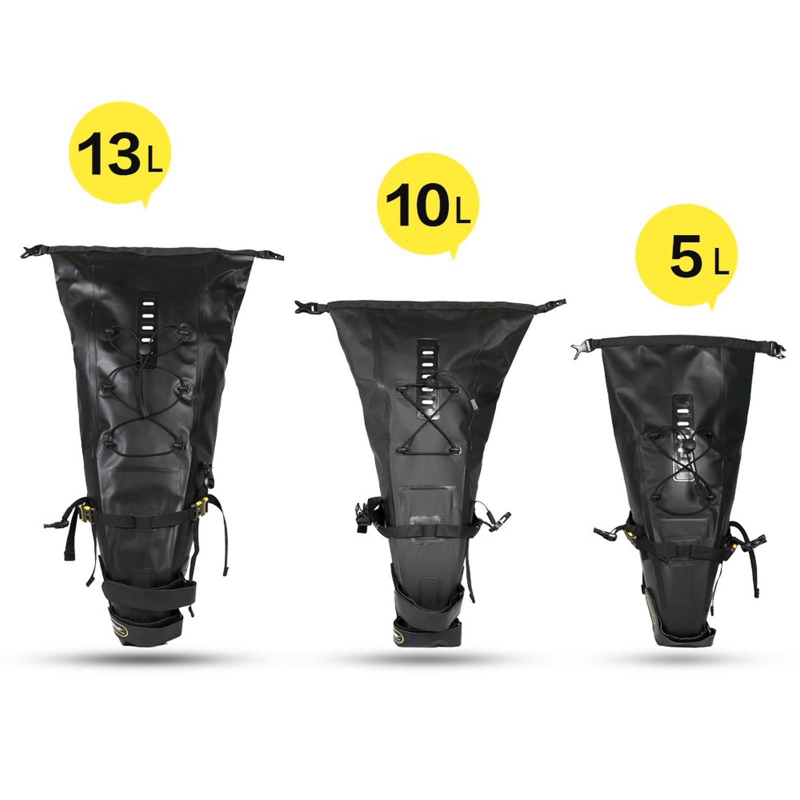rhw-27148-001-1.jpg Rhinowalk Saddle Bag Travel wasserdichte Fahrrad Satteltasche 5l – Bild 1