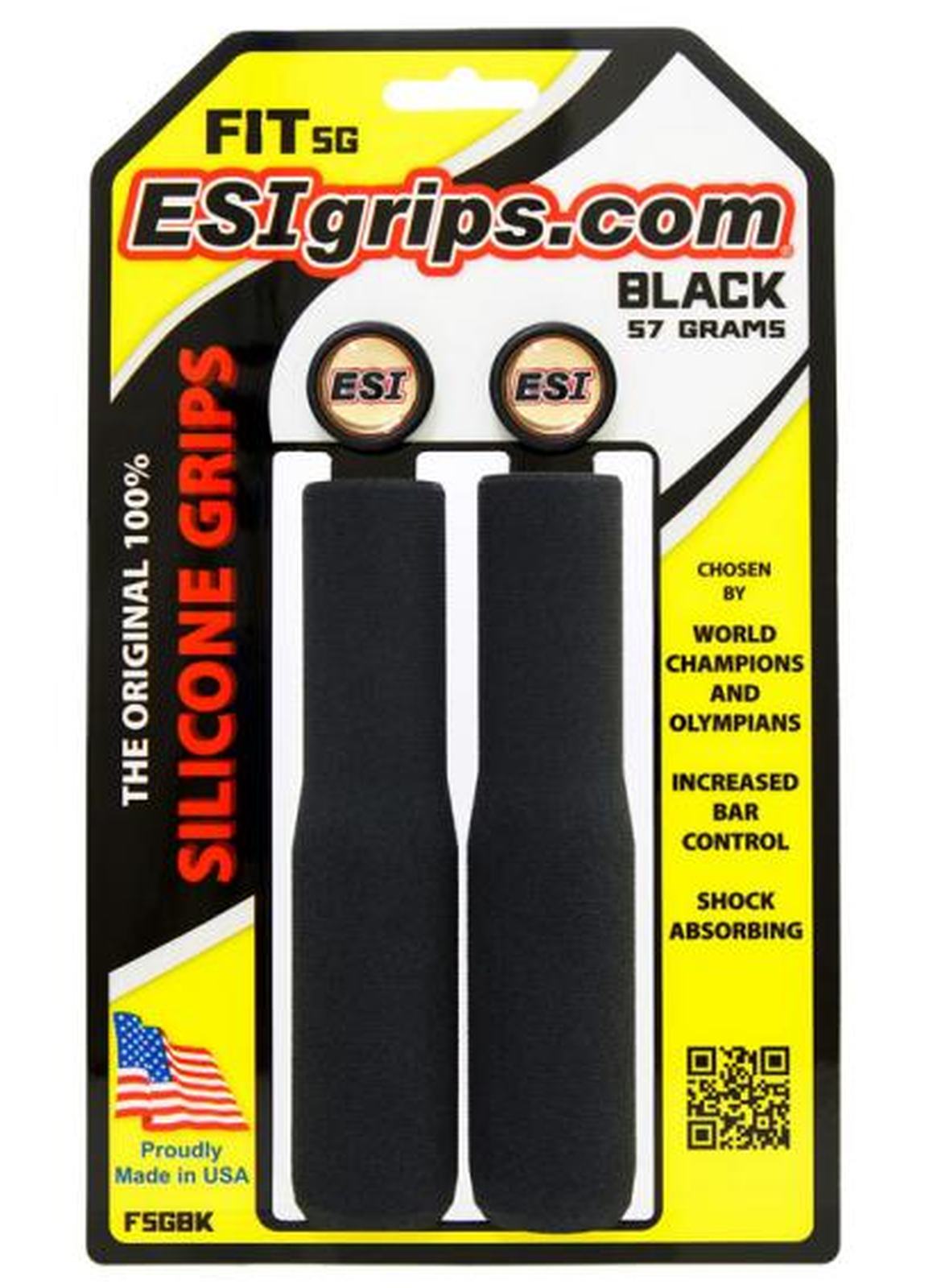 esi-24795-Schwarz-001_2-1.jpg ESI Grips Fit SG Griffe aus Silikon ergonomisch geformt Schwarz – Bild 1