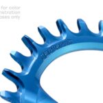 Garbaruk Kettenblatt 1x  BCD110mm round 40T blue