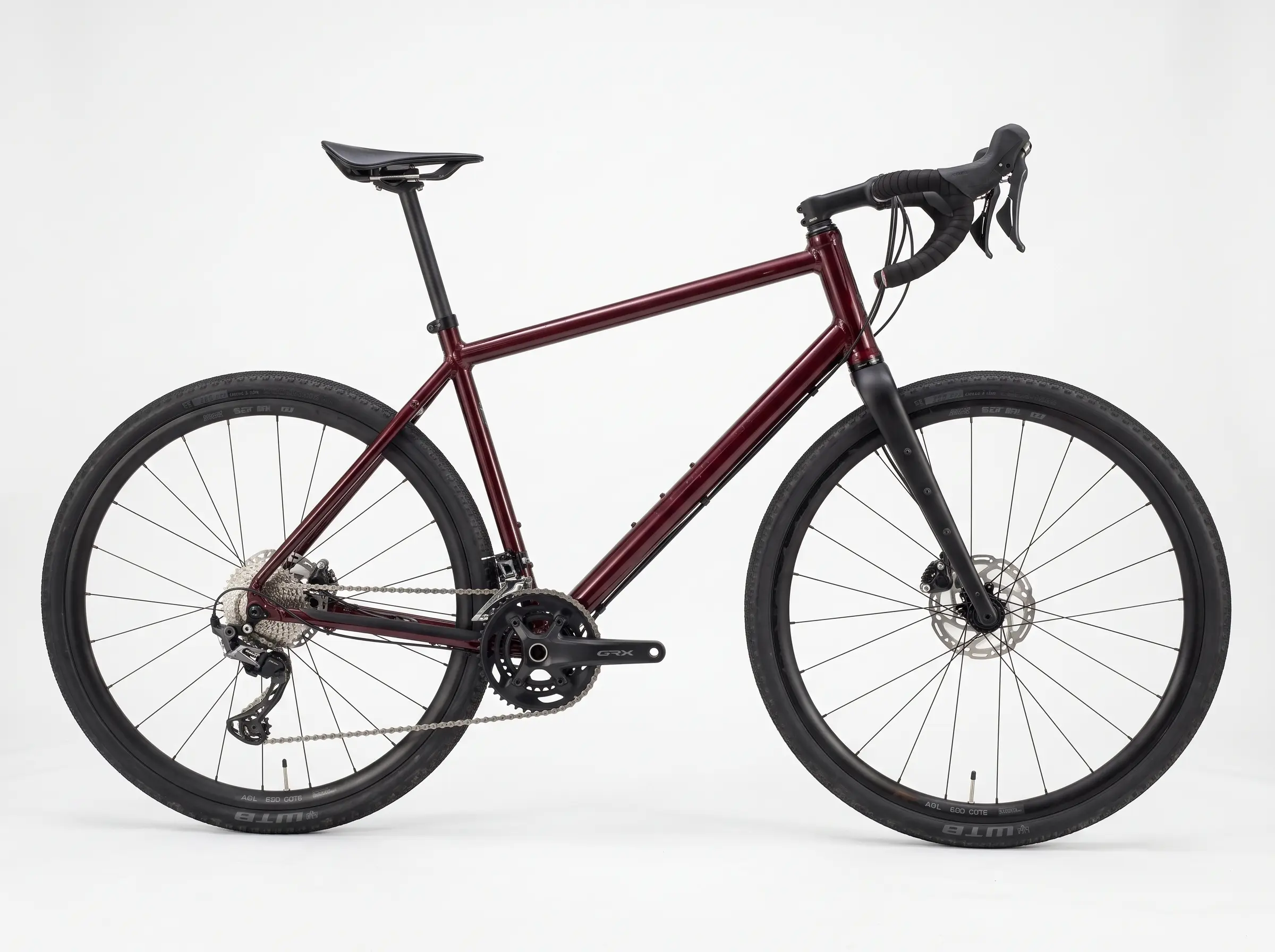 Move-Cycles BC Flint Gravelbike in XL und Dunkelviolett mit Shimano GRX 2x11