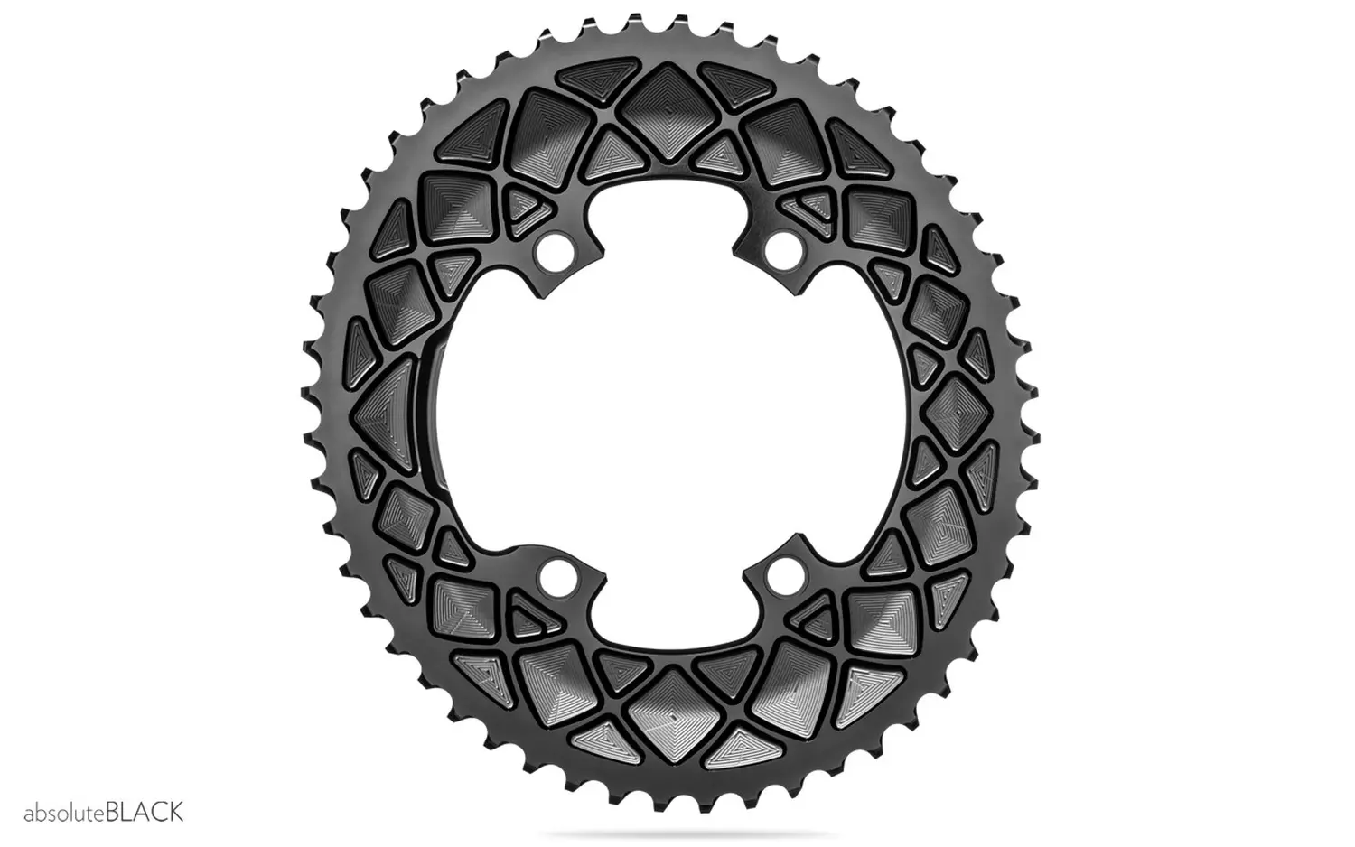 absoluteBlack OVAL Road/Gravel 110/4, 2X, Subcompact for 9100 / 8000 / 9000 / 6800 BLACK 30T + Bolts included absoluteBlack OVAL Road/Gravel 110/4, 2X, Subcompact for 9100 / 8000 / 9000 / 6800 BLACK 30T + Bolts included – Bild 1